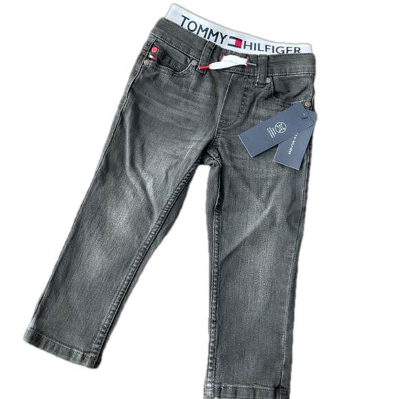 Tommy Hilfiger Boy Jeans Stretch Jogger Extensible Size 2T NWT - Picture 1 of 10
